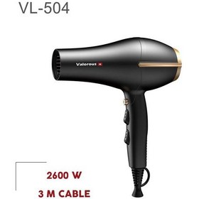 تصویر سشوار حرفه ای سری Swiss مدل VL 504 والوروس valorous Professional Hair Dryer Swiss VL 504