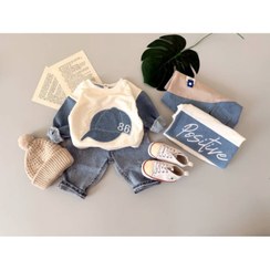 تصویر دورس طرح کلاه ترکیب جین 