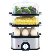 تصویر تخم مرغ پز گرین لاین مدل GN3TREGGCK ظرفیت ۰.۵ لیتر با بدنه پلاستیک 