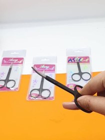 تصویر قیچی ابرو فلزی 