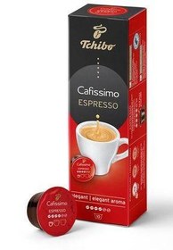 تصویر Tchibo 10 کپسول قهوه با رایحه الگانت اسپرسو کافیستیمو Tchibo Cafissimo Espresso Elegant Aroma 10 Adet Kapsül Kahve