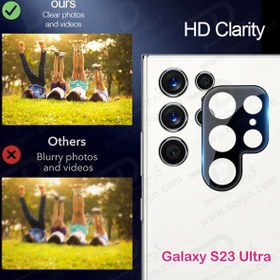 تصویر محافظ لنز شیشه ای Samsung Galaxy S23 Ultra مدل 3D 9H ا Samsung Galaxy S23 Ultra Glass Camera 3D 9H Protector Samsung Galaxy S23 Ultra Glass Camera 3D 9H Protector