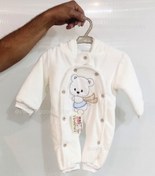 تصویر کاپشن سرهمی مخمل 