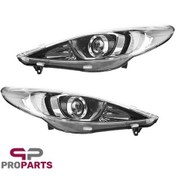 تصویر چراغ جلو دی لایت دار سمت چپ و راست بسته بندی 2 عددی کروز مناسب برای پژو 207 