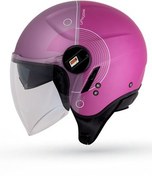 تصویر کلاه کاسکت موتورسیکلت ایمنی بنفش مات آلفا Origine 