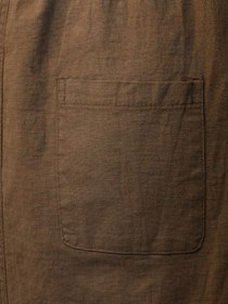 تصویر دامن کتان جلو چاک 