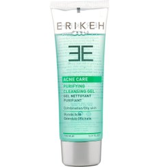 تصویر ژل پاک کننده و کنترل چربی پوست چرب اریکه 200 میل Erikeh Acne Care Purifying Cleansing Gel 150 ml