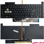 تصویر کیبورد لپ تاپ ایسوس FX517/ FX507 / FA507 با بکلایت RGB 