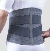 تصویر کمربند طبی سخت نئوپرنی پاک سمن 117 ا 117 neoprene lumborsacral corset with hard bar paksaman 117 neoprene lumborsacral corset with hard bar paksaman