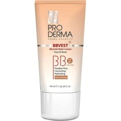 تصویر کرم مرطوب کننده رنگی با اس پی اف 40 بژ طبیعی مناسب پوست چرب و جوش دار پرودرما 