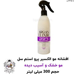 تصویر اسپری مو 10 کاره استم سل پرو مدل ARGAN ELIXIR مناسب موهای خشک و آسیب دیده ( 300 ML ) 