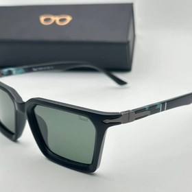 تصویر عینک پلار پرسول ۲۰۱۰ شیشه ای مشکی سبز 