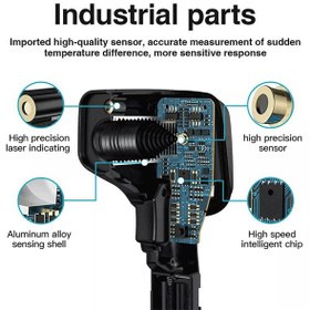 تصویر ترمومتر لیزری دیجیتال مستک مدل IR03A MESTEK digital laser thermometer model IR03A