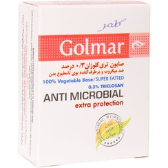 تصویر صابون تری کلوزان 3% آنتی میکروبال ( گلمر ) | SOAP ANTI MICROBIAL 3% ( GOLMAR ) 