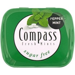 تصویر قرص خوشبو کننده دهان نعنا فلفلی کامپس Compass Pepper Mint 