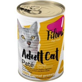 تصویر کنسرو گربه فیفورا با طعم مرغ 400 گرم (تحت لیسانس آلمان) Fifora Aldult Cat With Chicken 400g