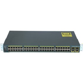 تصویر سوئیچ سیسکو مدل WS-C2960-48TC-L استوک Cisco WS-C2960-48TC-L 48Port Switch Stock