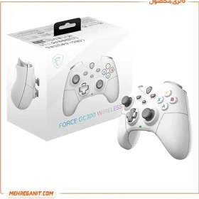 تصویر دسته بازی بی سیم ام اس آی FORCE GC300 