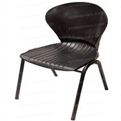 تصویر صندلی انتظار صدفی بدون تشک Shell waiting chair without mattress