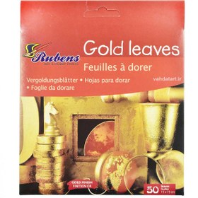 تصویر ورق طلا 50 برگ روبنس 