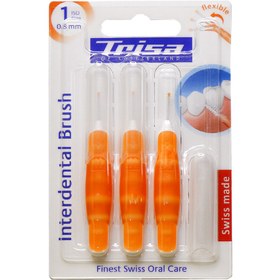 تصویر براش بین دندانی پروفشنال 0.8 میلیمتری ایزو یک تریزا TRISA INTERDENTAL BRUSH 0.8 MM ISO 1 