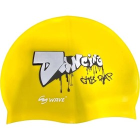 تصویر کلاه شنا سیلیکونی مدل Wave 