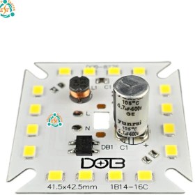 تصویر چیپ 16 وات برق مستقیم مربعی خازن دار مارک CCC DOB 16 WAT