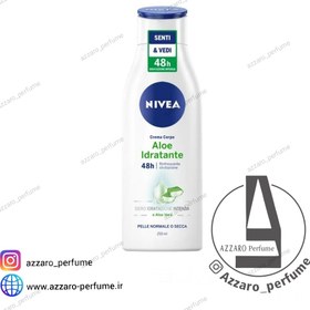 تصویر لوسیون بدن آبرسان نیوآ حاوی آلوئه ورا حجم 250 میل Nivea Aloe and Hydration Deep Moisture Body Lotion