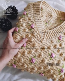 تصویر پلیور گلدوزی 