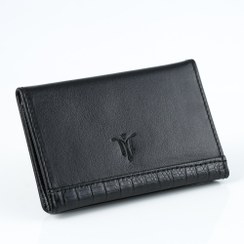 تصویر جا کارتی چرم طبیعی سه لت vc32 