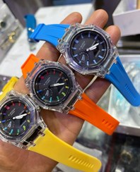 تصویر ساعت مچی ضد آب موتور پمپی جی شاک کد ۵۳۴۹۰ - قرمز Gshock casio