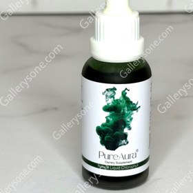 تصویر کلروفیل مایع خوراکی پیور اورا 30 میل Pure Aura Natural Liquid Chlorophyll 30ml