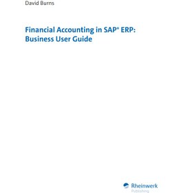 تصویر کتاب Financial Accounting in SAP ERP 