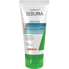 تصویر کرم آردن (Ardene) سبوما مدل SEBOPURE یکنواخت کن نده رنگ بژ روشن 40 میلی لیتر ضد لک و روشن کننده