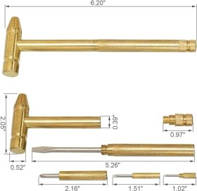 تصویر مجموعه ابزار چکش طلایی چند کاره مجموعه ابزار مجموعه 1 عددی چند کاره متفرقه | Other Brand مدل چکش