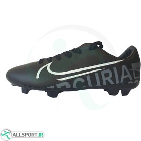 تصویر کفش فوتبال نایک مرکوریال طرح اصلی Nike Mercurial Black 