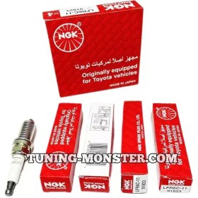 تصویر شمع خودرو ان جی کی مدل LFR6C پایه بلند بسته ۴ عددی 