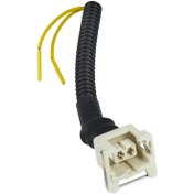 تصویر سوکت دو خانه سفید (سوکت بوق) پراید و پژو 405 