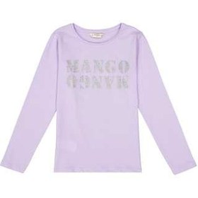 تصویر تی شرت نخی آستین بلند دخترانه - مانگو ا Girls Cotton Long Sleeve T-Shirt - Mango Girls Cotton Long Sleeve T-Shirt - Mango