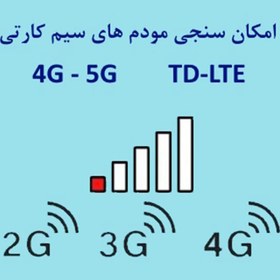 تصویر امکان سنجی حضوری مودم های سیم کارتی TD-LTE | 4G | 5G ویژه شهر تهران 