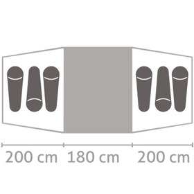 تصویر مشخصات, قیمت و خرید چادر 6 نفره Salewa Midway VI 