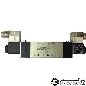 تصویر شیر برقی پنوماتیک 5/3 سایز 3/8 TG3532-10C اس تی ان سی (STNC) 