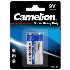 تصویر باتری کتابی Camelion Super Heavy Duty 9V شرینک ا Camelion 9V 6F22 Shrink Camelion 9V 6F22 Shrink