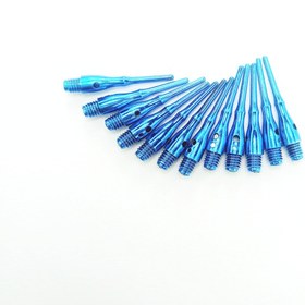 تصویر نوک پلاستیکی دارت یونیکورن بسته ۱۲ عددی رنگ آبی 