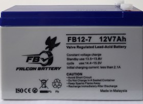 تصویر باتری لید اسید(ups) 12ولت/7 آمپر ساعت تاریخ 2024 Lead--Acid Battery 12V7AH/2024