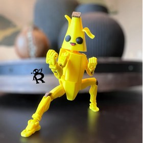 تصویر فیگور اکشن موز فورتنایت مدل Peely سایز ۱۳ سانتیمتر 