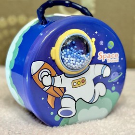 تصویر قلک فلزی فضا نورد 