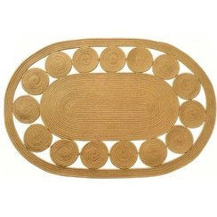 تصویر پادری مدل T100 سایز ۱۰۰×۶۰ سانتیمتر - کرم تیره 