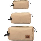 تصویر ست سه عددی پکینگ هپی کمپ - کرمی 