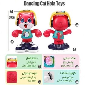 تصویر گربه رقاص هالی تويز Dancing cat Hola Toys 